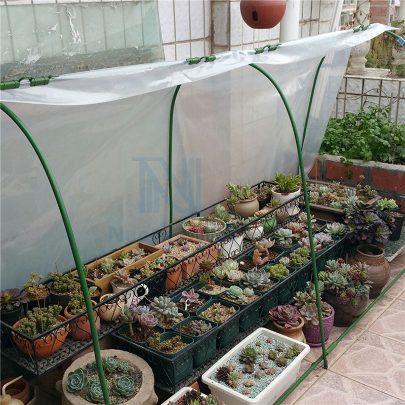 Espesar 0,08mm 1m de ancho PE plástico impermeable mantillo jardín invernadero película plantas suculentas cubierta membrana térmica transparente