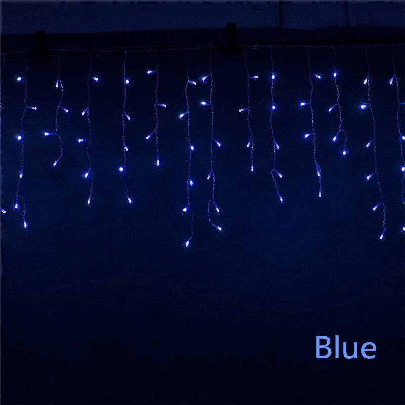 Julelys Istapp - 5m Fall 0.4-0.6m - 96 LED - Hage Utendørs Dekorasjon