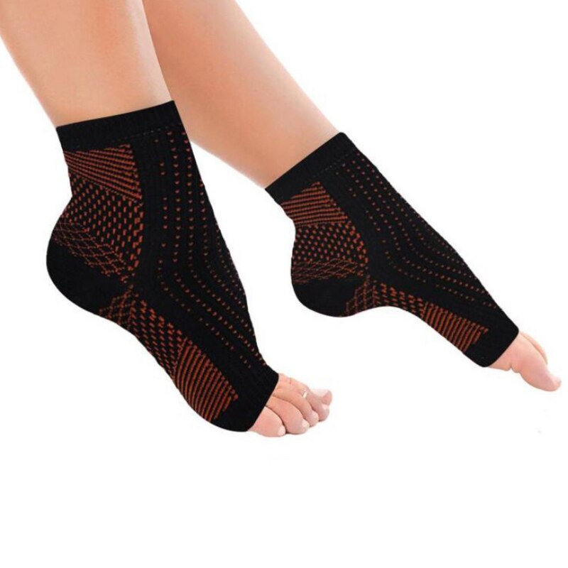 Foot-Angel Anti Fatigue Compression Sleeve Ankle Socks Brace Equipments