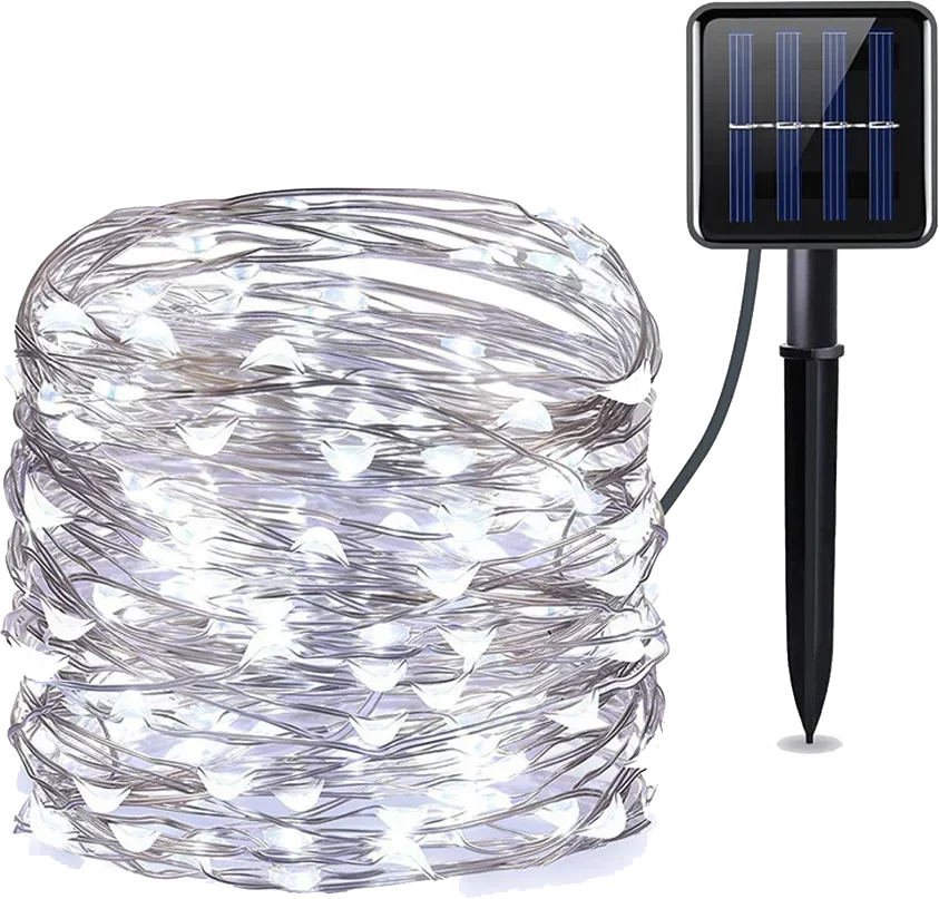 1 Pack Solar Lights Outdoor Waterproof Solar Fairy LED String Light With 8 Modes Twinkle Lights For Garden Party Wedding Decor: ROSE / 11-15W