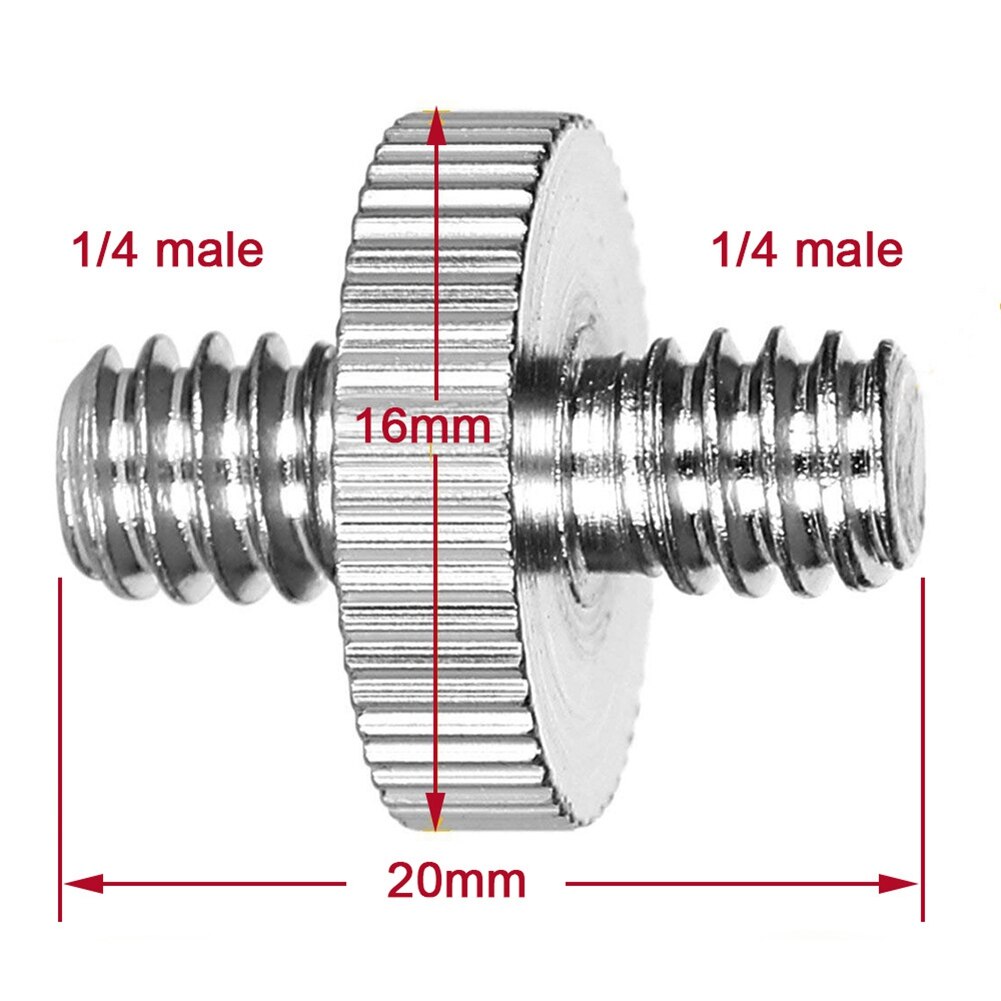 1/4 -zoll-außengewinde-adapter,  to 1/4 -zoll-außengewinde-adapter, doppel-außengewinde-adapter, unterstützt stativ-kamerazubehör