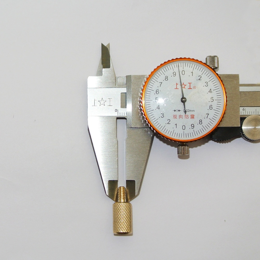 Green World 1pc/lot Solid Brass Adaptor,English cleaning rods adapters,Male Thread 8-32,Female Thread 5/16"-26T