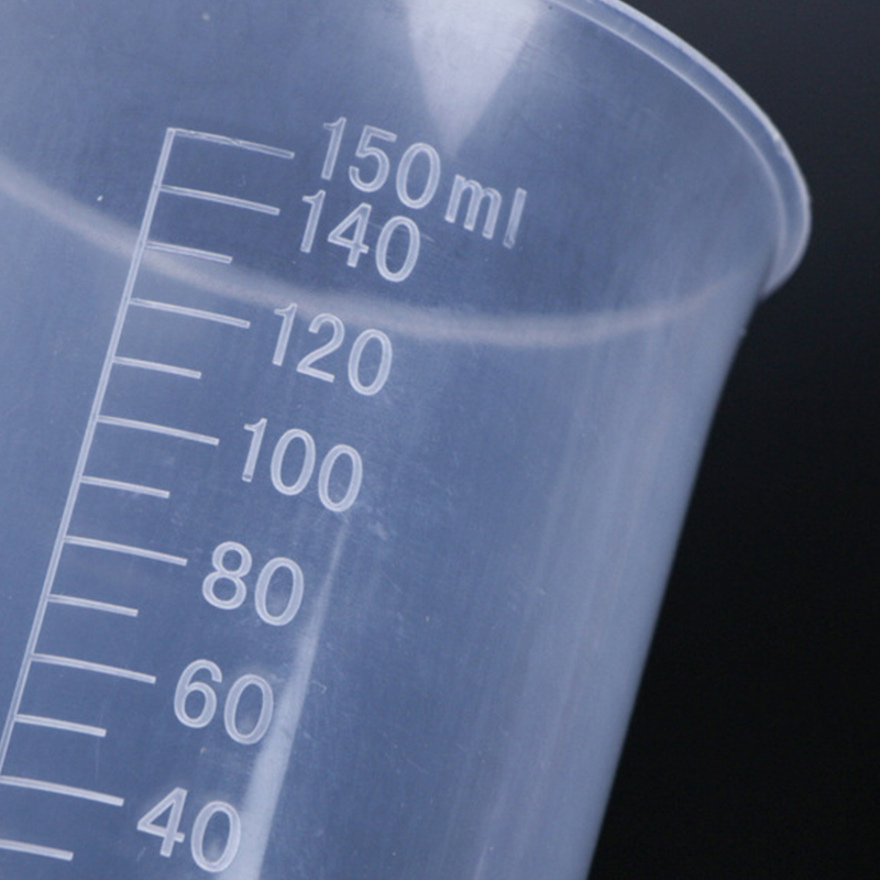 Measuring Cup Test Utensil Transparent Pour Spout Graduated 100ml/250ml/500ml/1000ml Metering Cup Lab Visual Scale For Kitchen