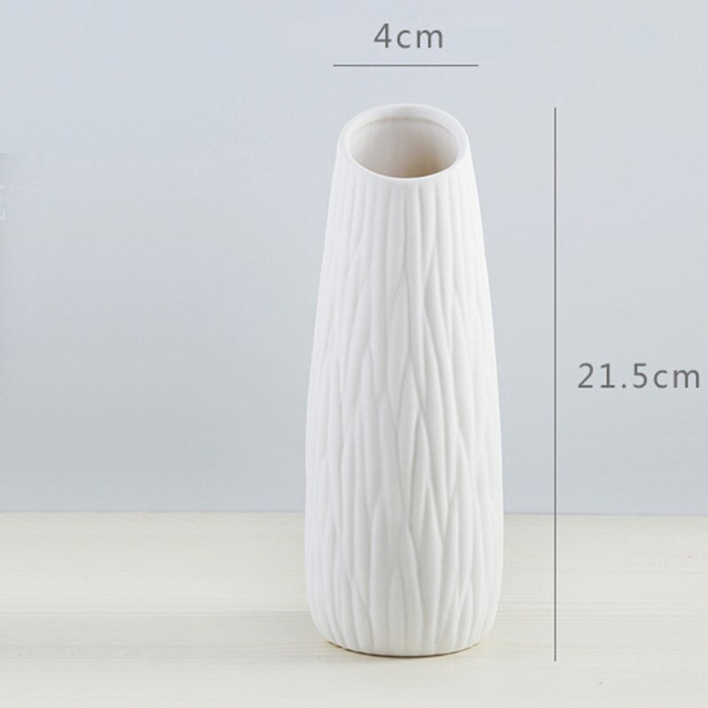 Maceta decorativa moderna Simple de cerámica Artificial florero de mesa estilo europeo hogar creativos: style 4
