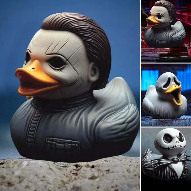 Klassiek horrorfilmkarakter, Halloween horrorkarakterdecoratie, horrorornamenten, griezelige Halloween-decoratie