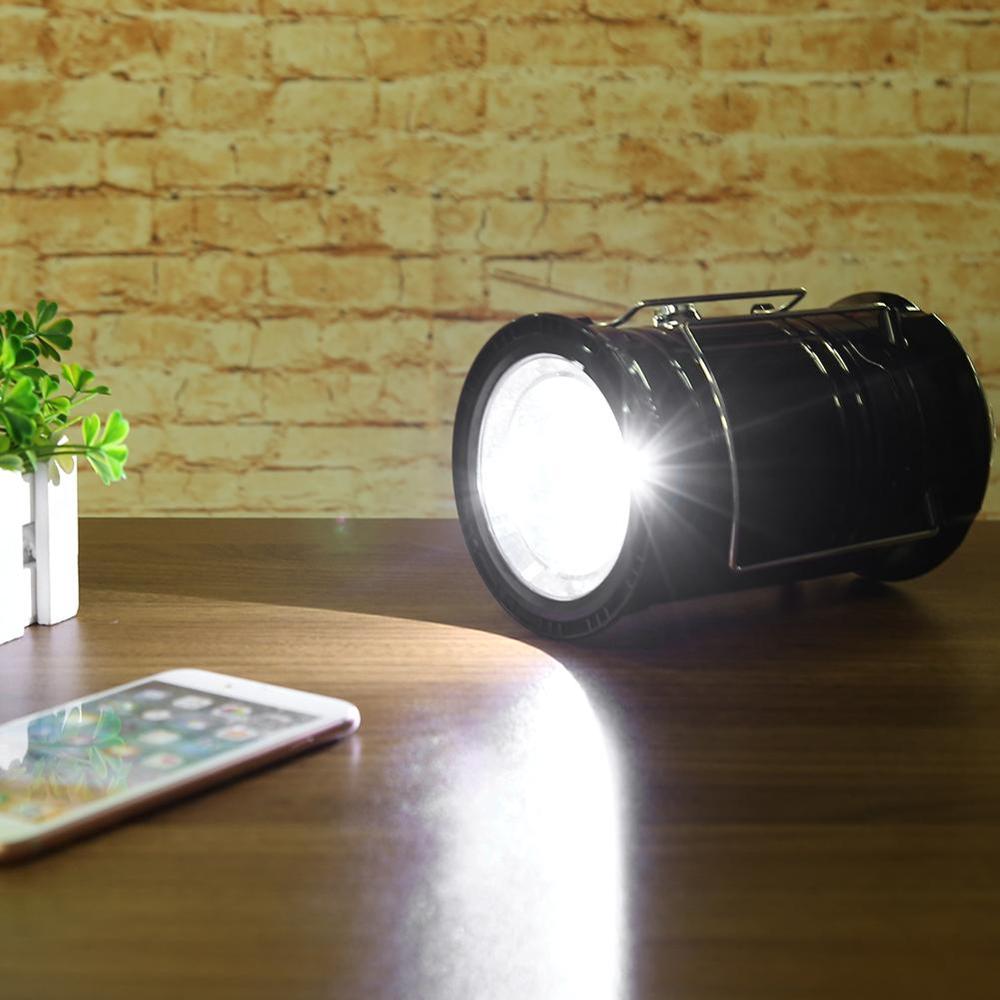 Portable Solar Camping Tent Light Flame Lamp Lantern Flashlight Retractable Emergency lighting Camping Light Lantern