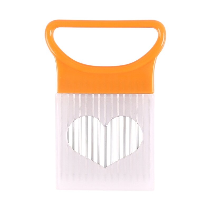 Multipurpose Ui Slicer Tool Met Bescherming Cover Assistent Snijden Ui Insert Apparaat Handleiding Groente Chopper Snijden T8NE: Orange