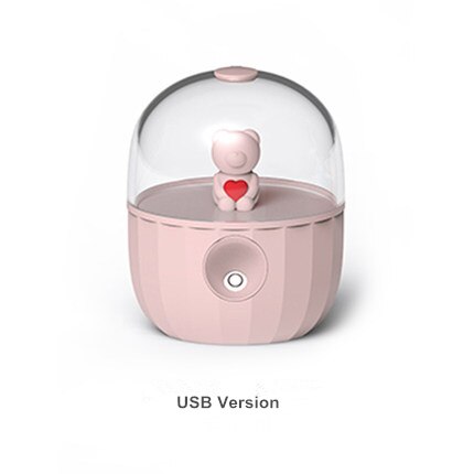 Romantische Aromatherapie-luftbefeuchter Pet Flasche USB Aroma Diffusor Dimmbare Licht Air Mist Maker Startseite Auto Tragbare Humidificador: Love Bear