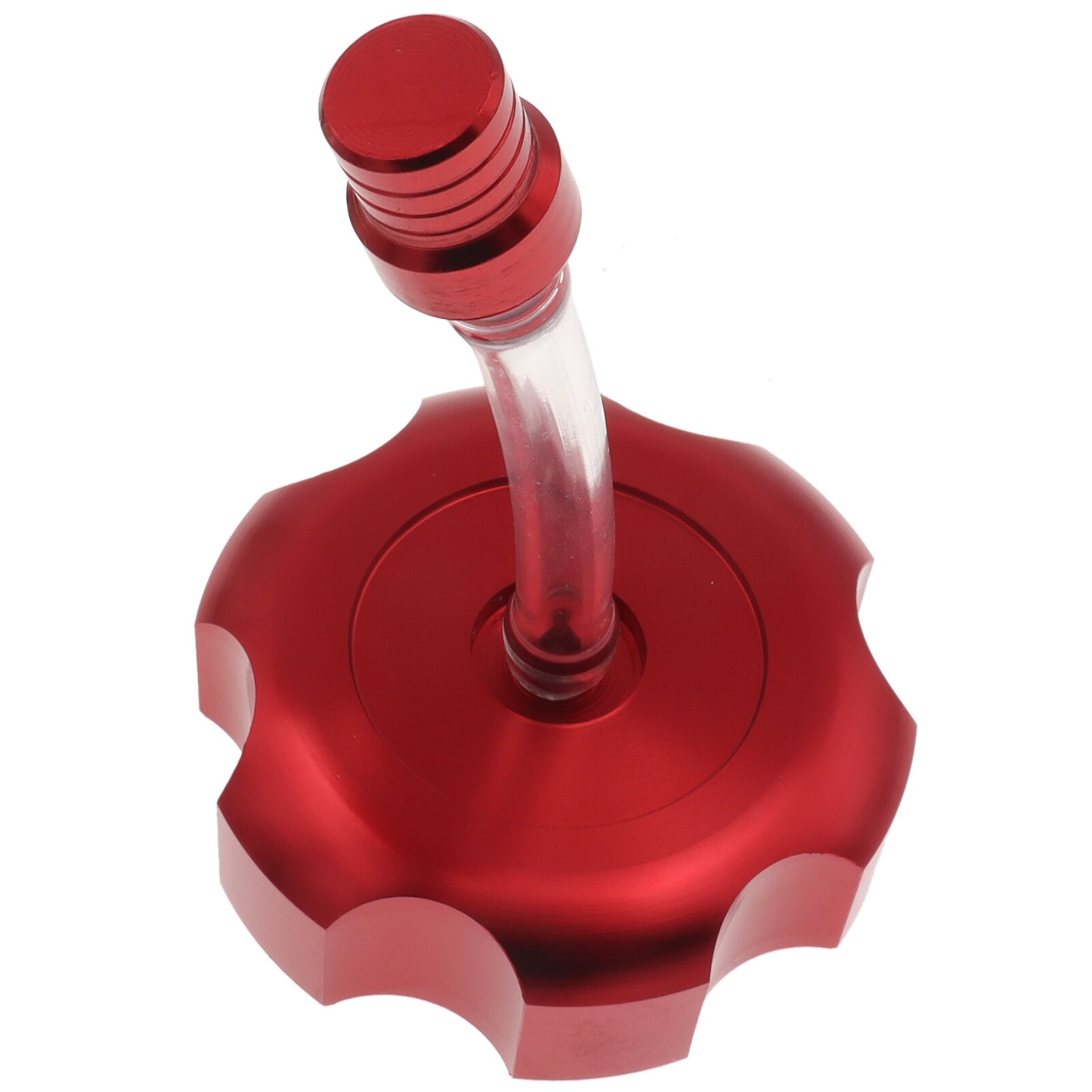 1 Stuks 39Mm Cnc Aluminium Gas Brandstof Benzine Tank Cap Vervanging Deksel Voor Motorfiets 49cc 90 110 125CC Vuil bike Pit Pro Atv: Rood
