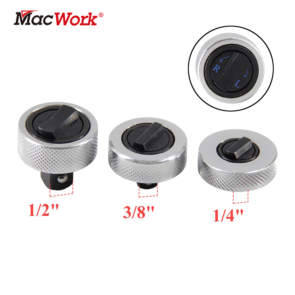 3 Stuks Mini Ratel Dopsleutel Hele Stalen Palm Ratel Socket Vinger Omkeerbare Ratel Handvat 1/4 "3/8" 1/2 "Drive