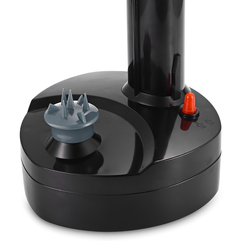 Multifunctionele elektrische schilmachine voor fruit en groenten, automatische roestvrijstalen appelschiller, keuken-aardappelsnijder, zwart