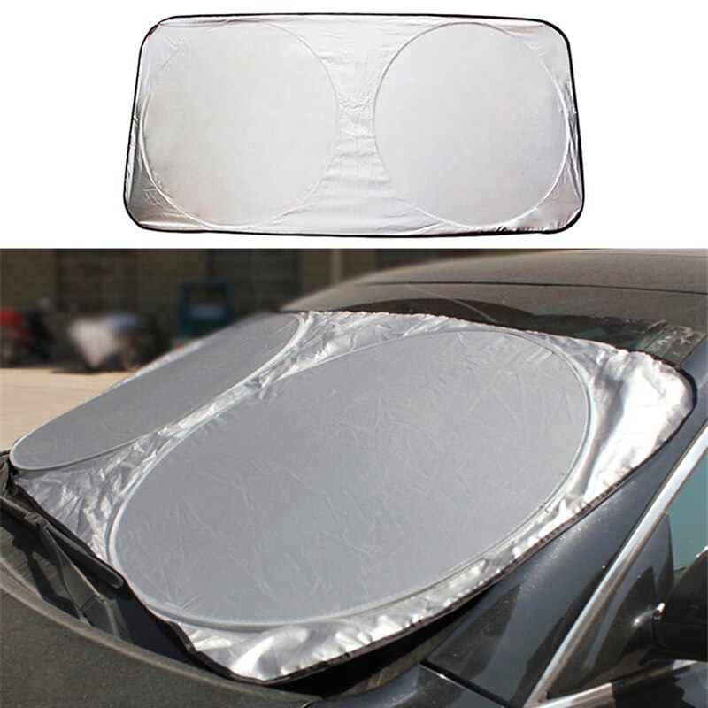 150 x 70 auto zonnescherm voorruit zonnescherm voor- en achterruit anti-uv folie stickers