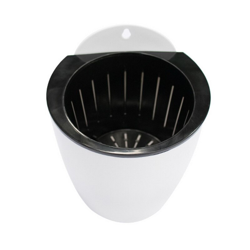 Self Watering Flower Pot Wall Hanging Resin Plastic Planter Durable For Garden Balcony DC156