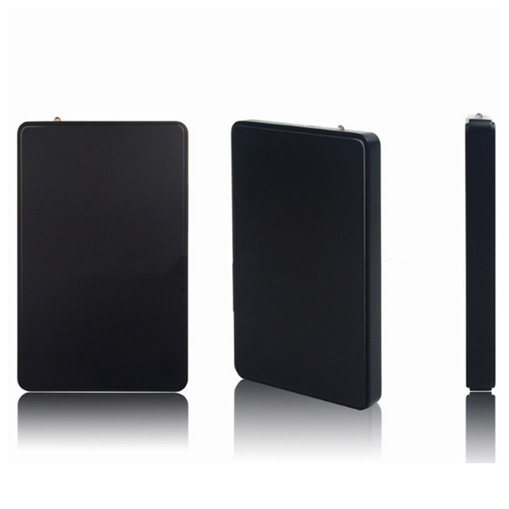 2.5 inch 2tb usb 2.0 externe hoge snelheid slanke duurzame zwarte mobiele plastic sata hdd-behuizing