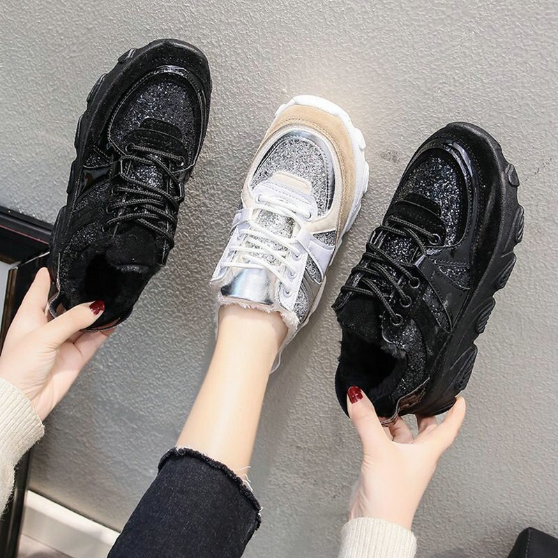 Ins super fire sneakers women Korean thick bottom student running shoes lace casual sports shoes fpr women ZZ-250