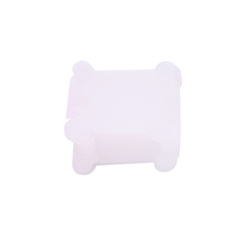100pcs Cross Stitch Winding Board 5 Colors Plastic Winding Board Card Board Cross Stitch Finishing Tool Winding Board: Transparent
