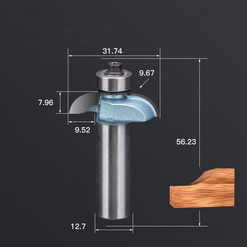 SWAWIS Diepe penboor, diameter 10 mm, snede van koolstofstaal, kernboor voor het maken van meubels, deuvelsnijder voor hout
