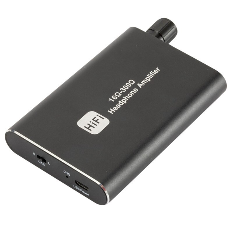 Headphone Amplifier , Portable HiFi 3.5mm Headset Amplifier Compatible Phone,Tablet, MP3/4 and Computers