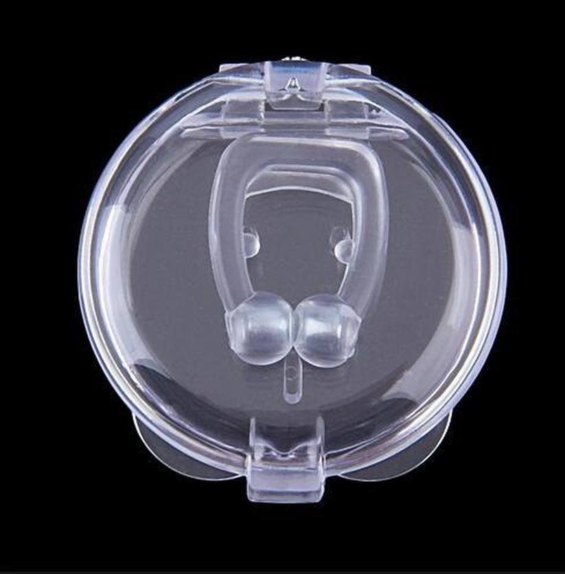 1ps Silicone Magnet Nose Clip Stop Snoring Anti Snore Device Sleeping Aid Apnea Guard Night Device Squeeze Toys