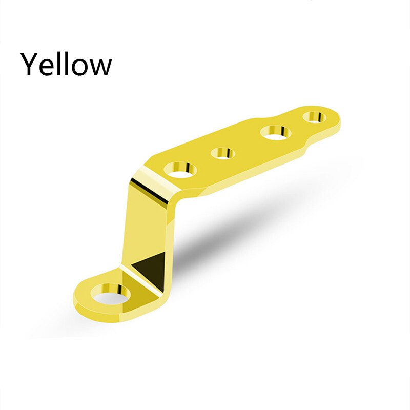 Support d'extension de rétroviseur multifonctionnel universel pour rétroviseur de moto: Jaune