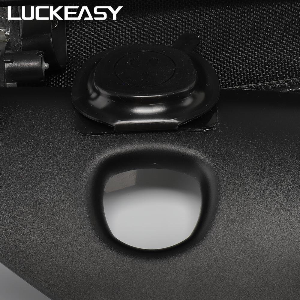 LUCKEASY Car charging port protection cover For tesla model 3 Charging port dust plug WHITE/BLACK