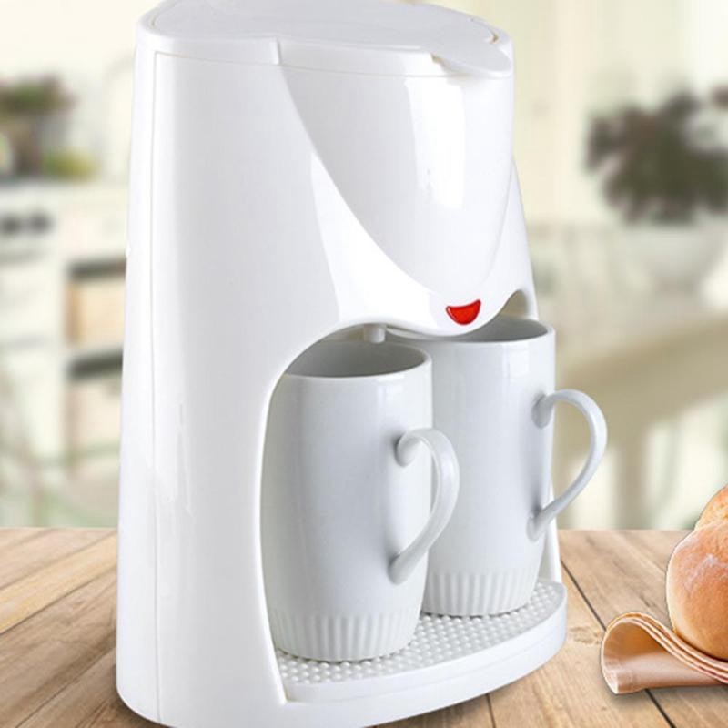 2 Cups Drip Coffee Makers 500W Electric Automatic Coffee Steam Espresso Espresso Machine Portable Outdoor Travel Coffee Machine