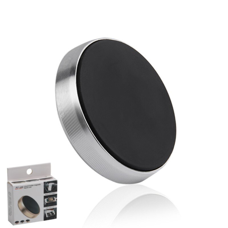 1PC support de téléphone de voiture magnétique tableau de bord aimant support de téléphone portable support de volant support mural magnétique pour iPhone Samsung: Argent