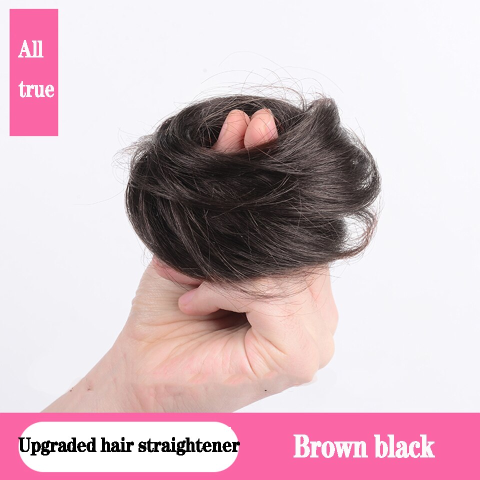 HOUYAN Synthetic bread, curly messy hair, hair braid, wedding hair accessories, suitable for women and children: 4/27HL