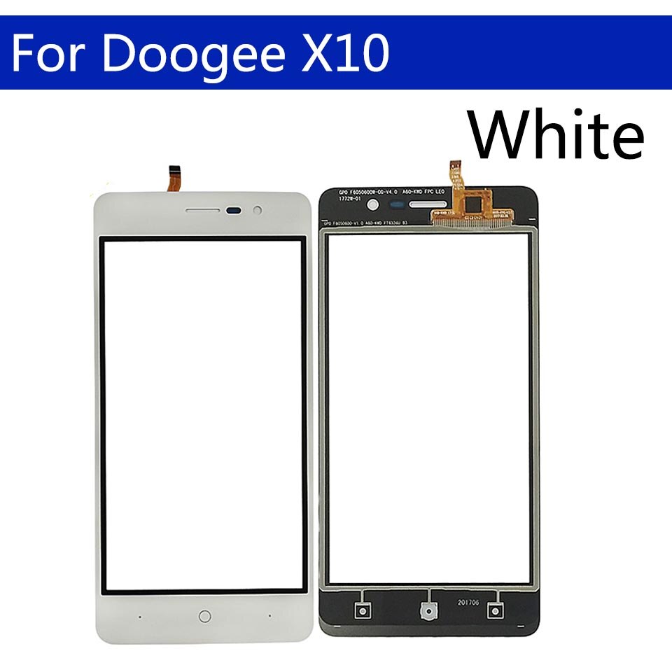 Touchscreen Für Doogee X10 berühren Bildschirm Tafel Digitizer Sensor Ersatz berühren Glas Objektiv Keine Lcd 5,0 zoll