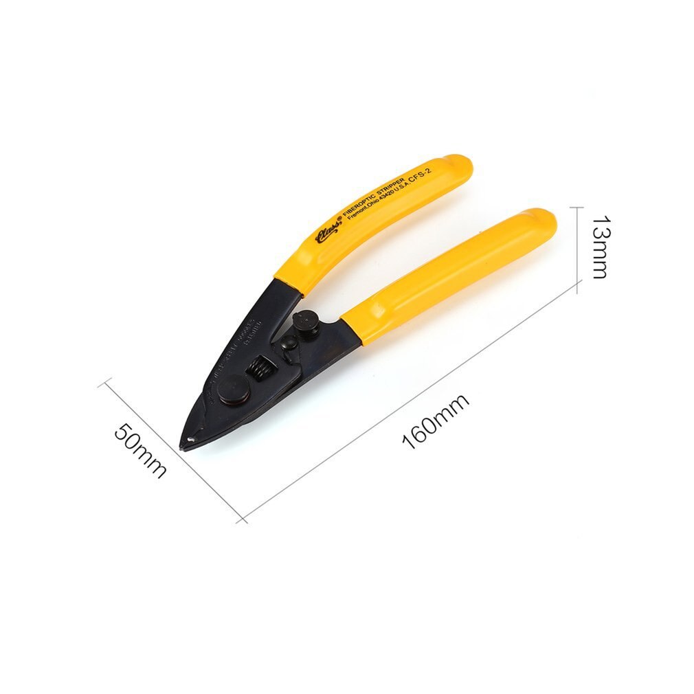 CFS-2 Fiber Optic Stripper 2 Löcher Fiber Kabel Stripper FTTH Werkzeug Optische Faser Abisolieren Zangen Miller Zange