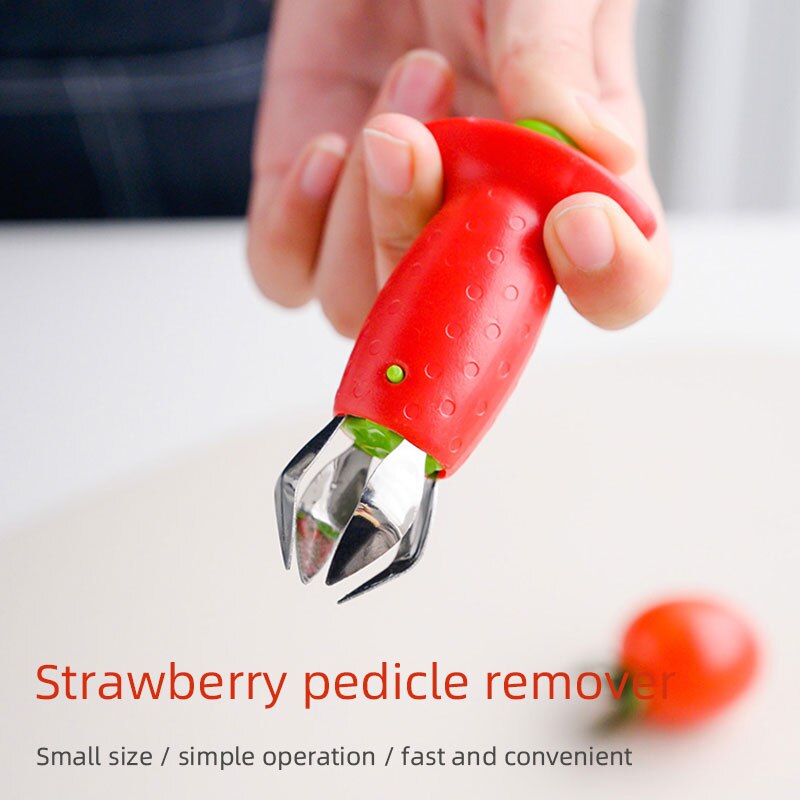 Aardbei Blad Stem Remover Groente Corer Gereedschap Tomaat Gereedschap Pomme Cutter Keuken Maak Jam Gadgets En Aardbei Hullers