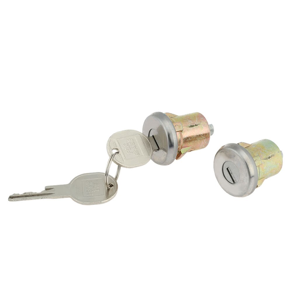 Paar Deurslot Cilinder Set Met 2 Sleutels Voor Full Size 1969-1991 1970 Key Afstandsbediening Garage deur Afstandsbedieningen
