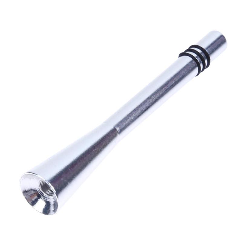 Universal- Aluminium Auto Dach Radio Antenne Biene Stachel Schraube bin FM Antenne für bin-und FM Signale Auto Styling Zubehör: Silber