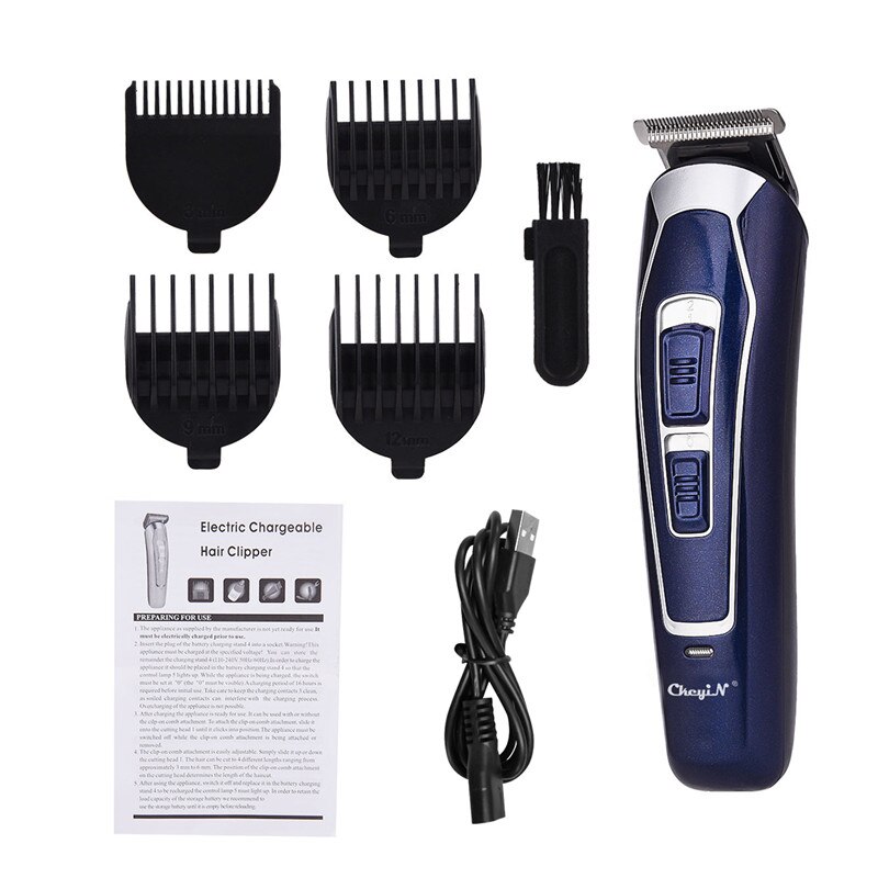 Electric Hair Clipper Beard Hair Trimmer Low Noise Rechargeable Shaver Cordless Hair Cutting Men's Haircut Machine: RC015B