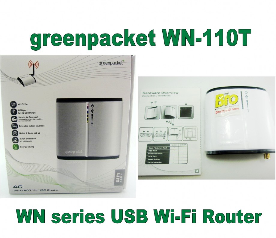 greenpacket WN-110T 4G WIFI 802.11n USB Router