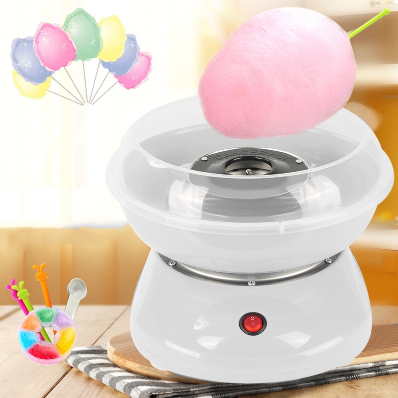 220V MINI Electric DIY Sweet Cotton Candy Maker Portable Marshmallow Candy Fairy Floss Spun Sugar Machine EU US Plug