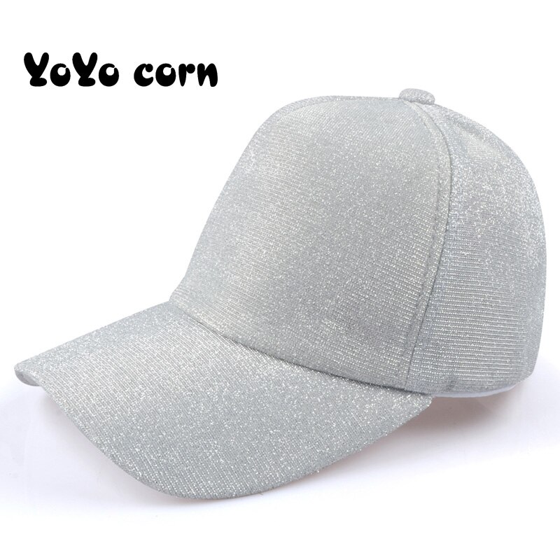 YOYOCORN Glitter Ponytail Baseball Cap Women Snapback Dad Hat Messy Bun Summer Hat Female Adjustable Hip Hop Hats: 12