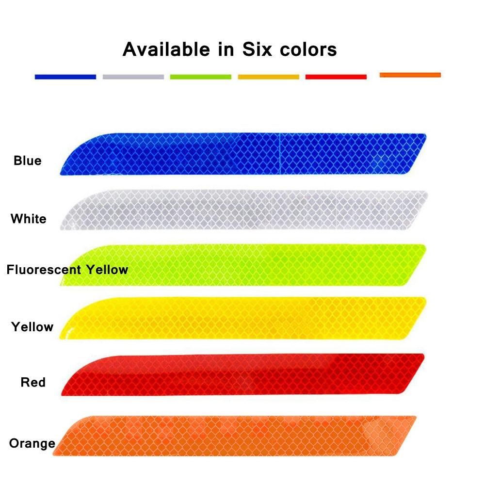 Decal Anti-Collision Safety Warning Auto Safety Car Reflective Strips Rear Bumper Stickers Reflector Tape Nice Warning Mark