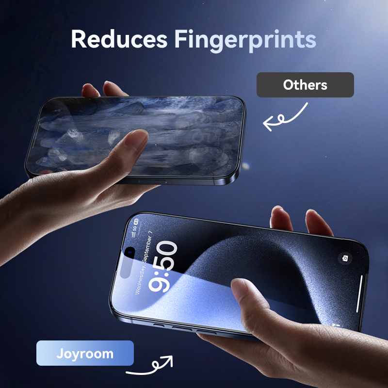 Joyroom 3/2/1pcs HD Gehard Glas Voor iPhone 15 Pro Max Screen Protector Quick Installeren glas Voor iPhone 15 14 13 12 Pro Max