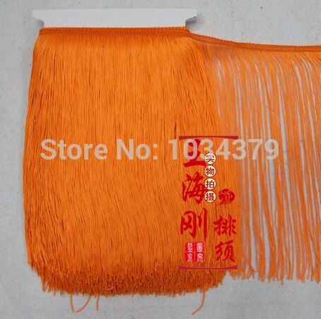 12 kleuren 30 cm Breedte Polyester 10 Yards Latin Dance Apparel Dunne Lijn Fringe Lace Versieringen Rayon DIY Handleiding Accessoires
