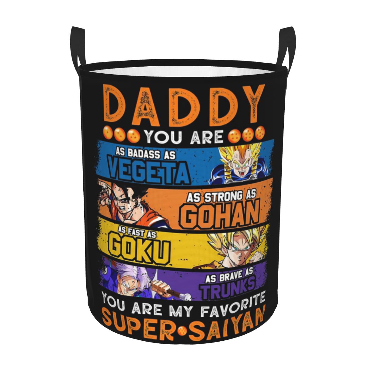 DBZ Logo Opvouwbare wasmanden Vuile kleren Home Organizer Grote waterdichte mand voor thuis Kinderen: XXL / Licht Groen