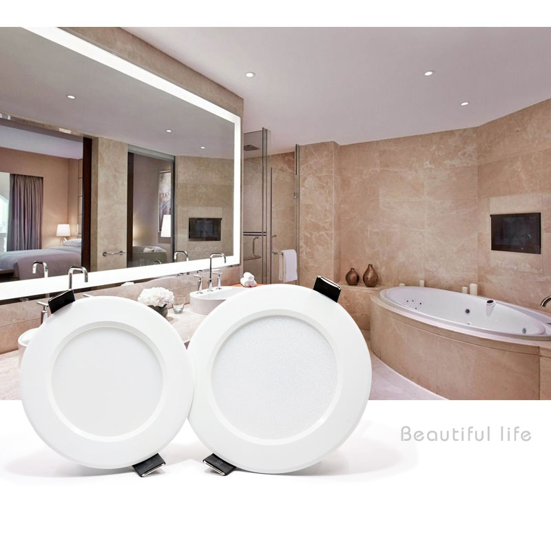 Dimbar vanntett led downlight  ac220v 230v 5w 7w 9w 12w 15w 18w 24w led innendørs lampe innfelt led spotlys for baderom