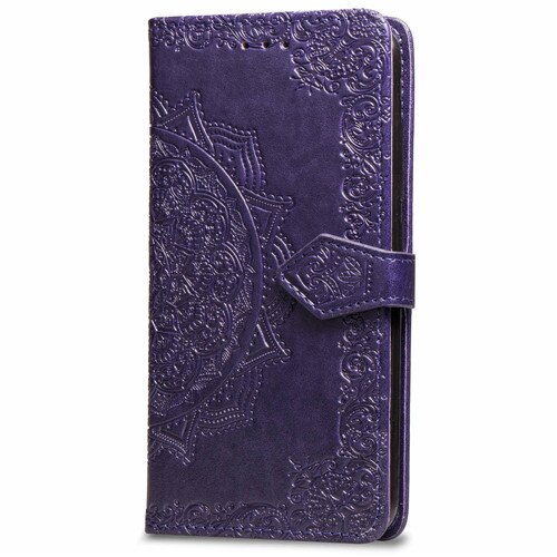 De Lujo Flor de Datura de la PU billetera de cuero funda de teléfono para ZTE hoja A610 A610C un 610 de los casos de la cubierta del tirón para ZTE A610 Fundas Capa: Purple