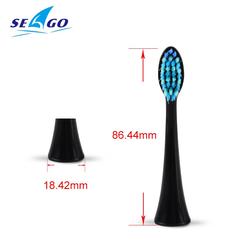 Seago 4pc/ sæt elektriske tandbørstehoveder tandbørste udskiftning børstehoved til  s2 fit avanceret strøm / pro sundhed / præcision ren