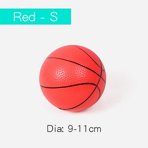 Ruizhi Per Bambini Gonfiabile In Pvc Palla Mini Basket Del Capretto di Calcio Polso Esercizio Palla di Gomma Pallone Da Spiaggia di Sport di Gioco Giocattoli RZ1043: 02red S