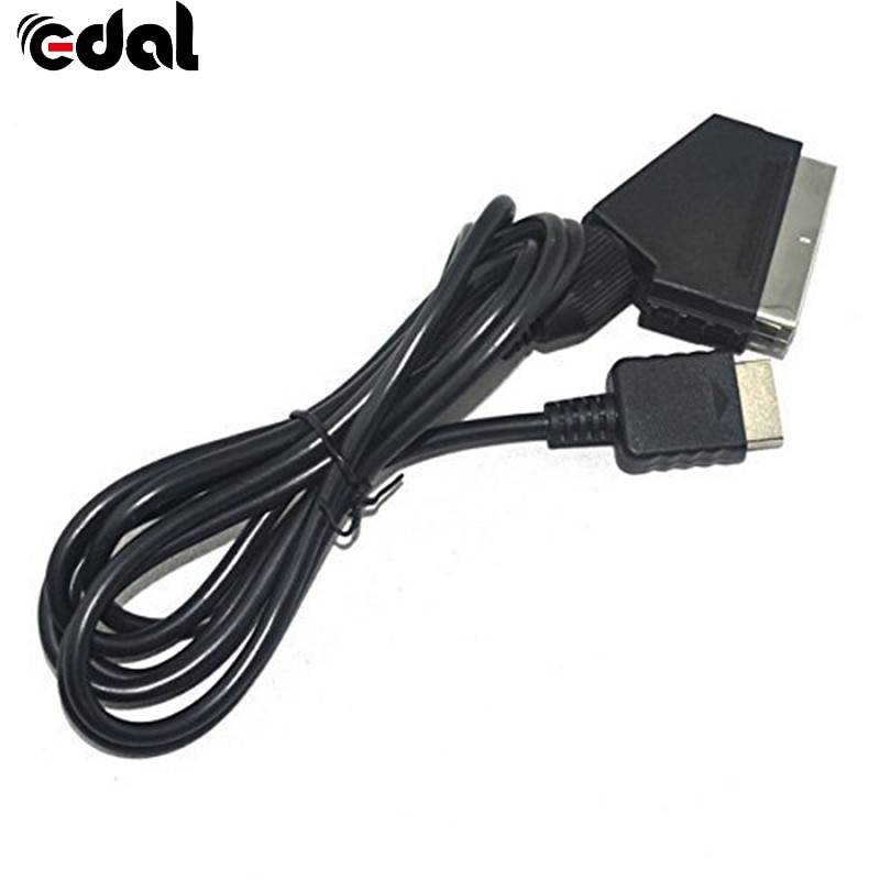 1PCS 2m AV Cable RGB Cable TV AV Lead Replacement Connection Cable for Sony Playstation PS1 PS2 PS3 for PAL/NTSC consoles