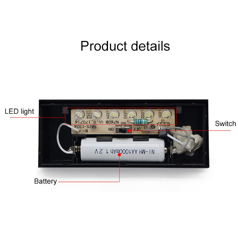 Solar Power LED Light Sign House Hotel Door Address Plaque Number Digits Plate Lampes Solaires Led Solaire Lamp Outdoor Home