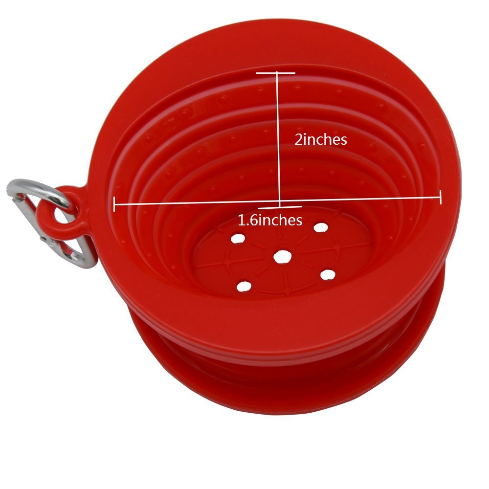 Realand Collapsible Silicone Coffee Dripper Tea Dripper Infuser for Camping Hiking Indoor and Outdoor Use