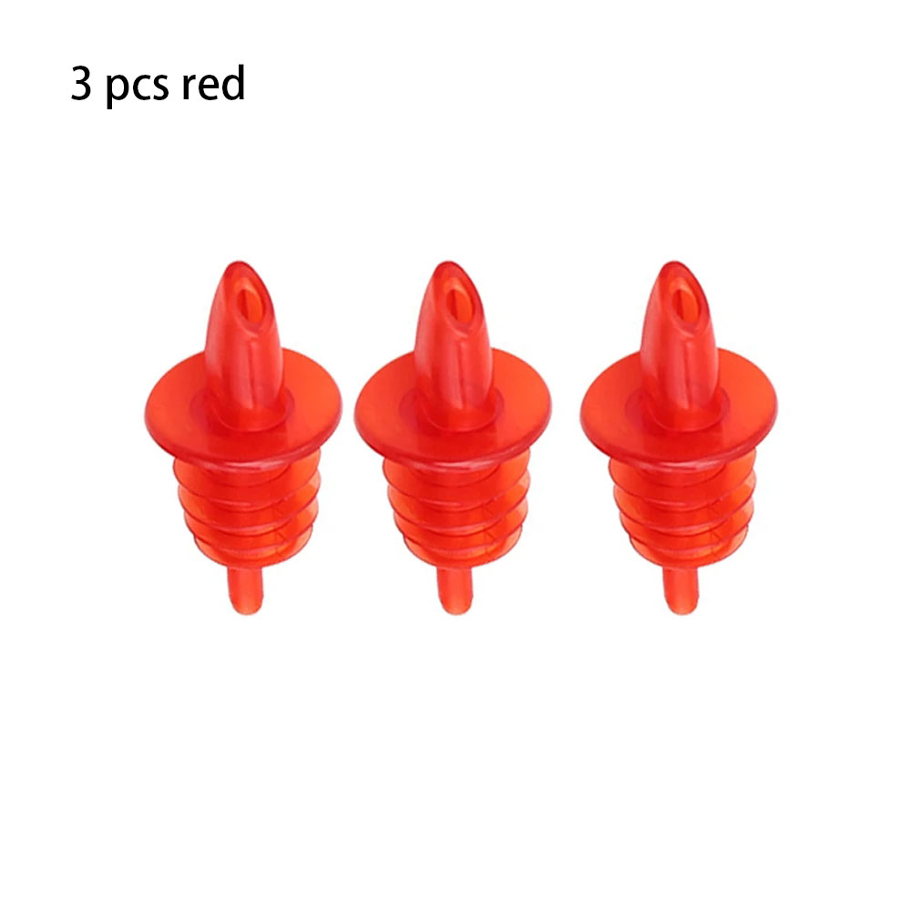 Liquor Bottle Pourers Flow Pourers Plastic Spouts Black Bottle Pourers for Bars Clubs Pubs Restaurants Coffee Shops: Orange