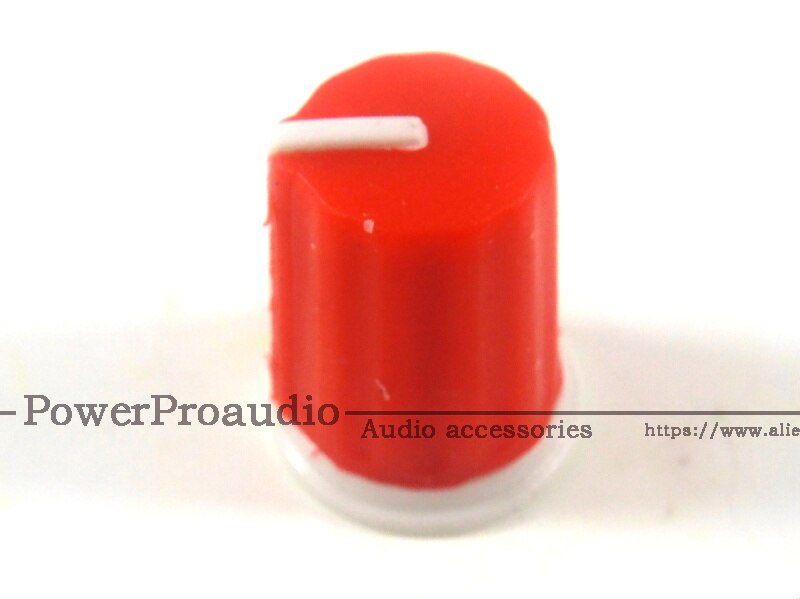 10x DJ Mixer Drehknopfkappen - Roter Gummi Potentiometer Regler für Pioneer DJM Mischpult